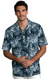 Blank Blue Generation BG3109 Adult S/S Indigo Breeze Camp Shirt